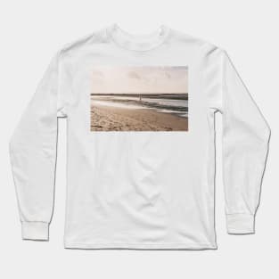 Alvor Algarve Portugal Sunset Beach Long Sleeve T-Shirt